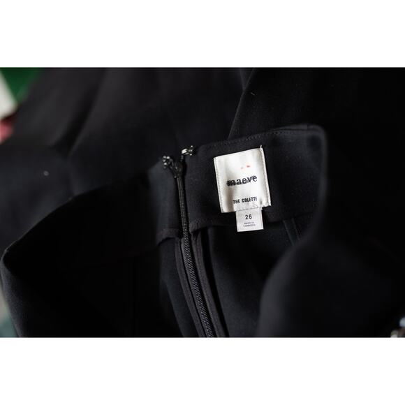 Anthropologie The Colette Cropped Wide-Leg Pants Rhinestone Pocket Edition 26 - Picture 5 of 5